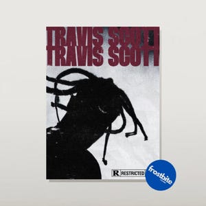 Travis Scott Digital Poster | Hip Hop Wall Art | Rodeo & Days Before Rodeo Decor | Rap Music Print | Instant Download | Music Lover Gift