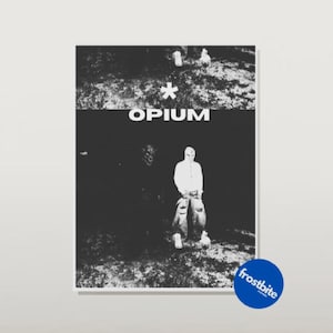 Ken Carson Opium Digital Poster – Rage Rap Wall Art, Printable Hip Hop Aesthetic, Underground Album Cover, Instant Download