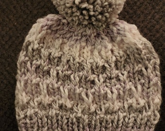 Bulky knit hat