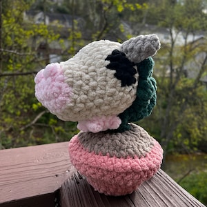 Cow Moo Plant Sims 4 Amigurumi Crochet