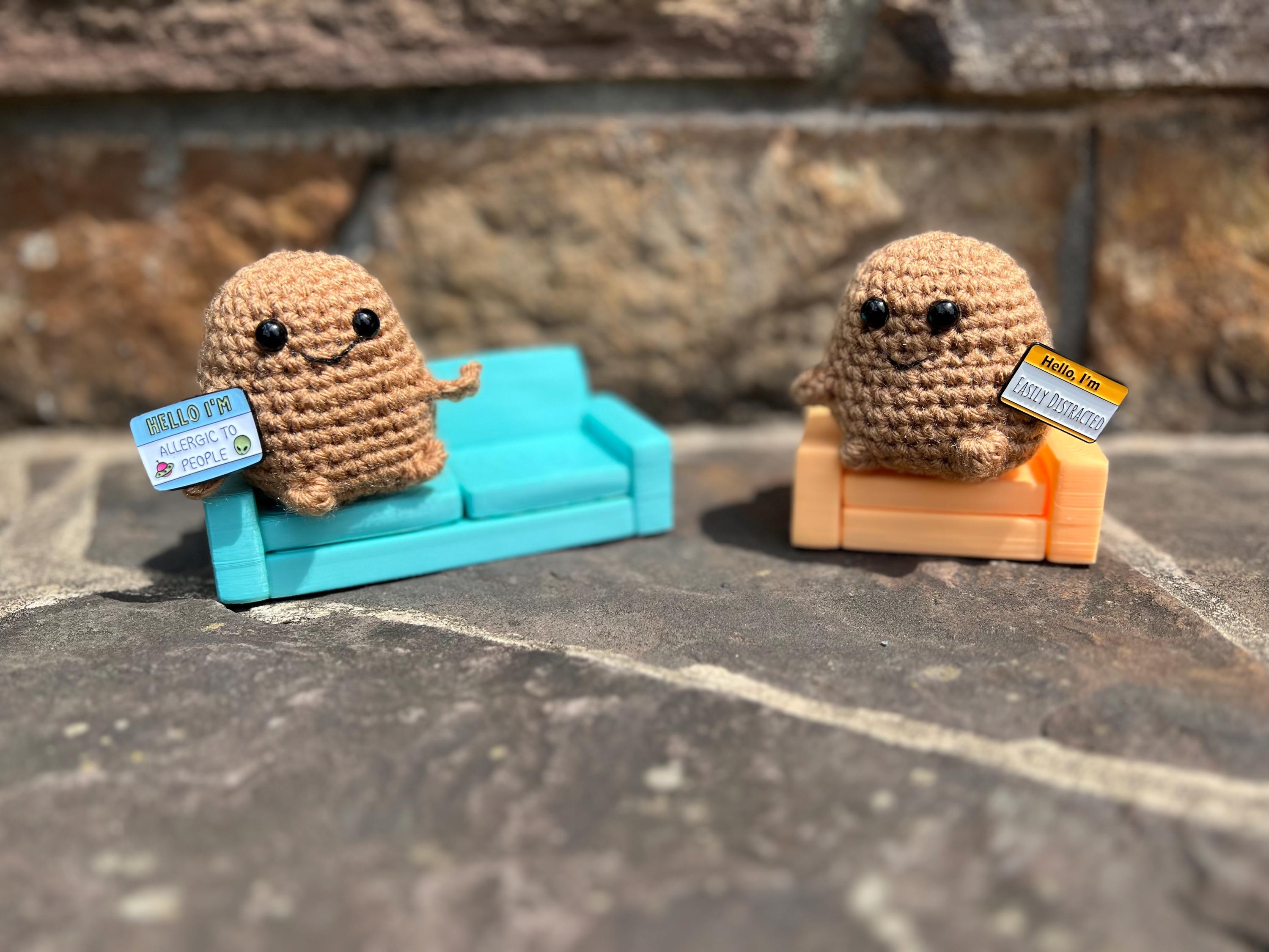 Couch potato toy - Etsy 日本