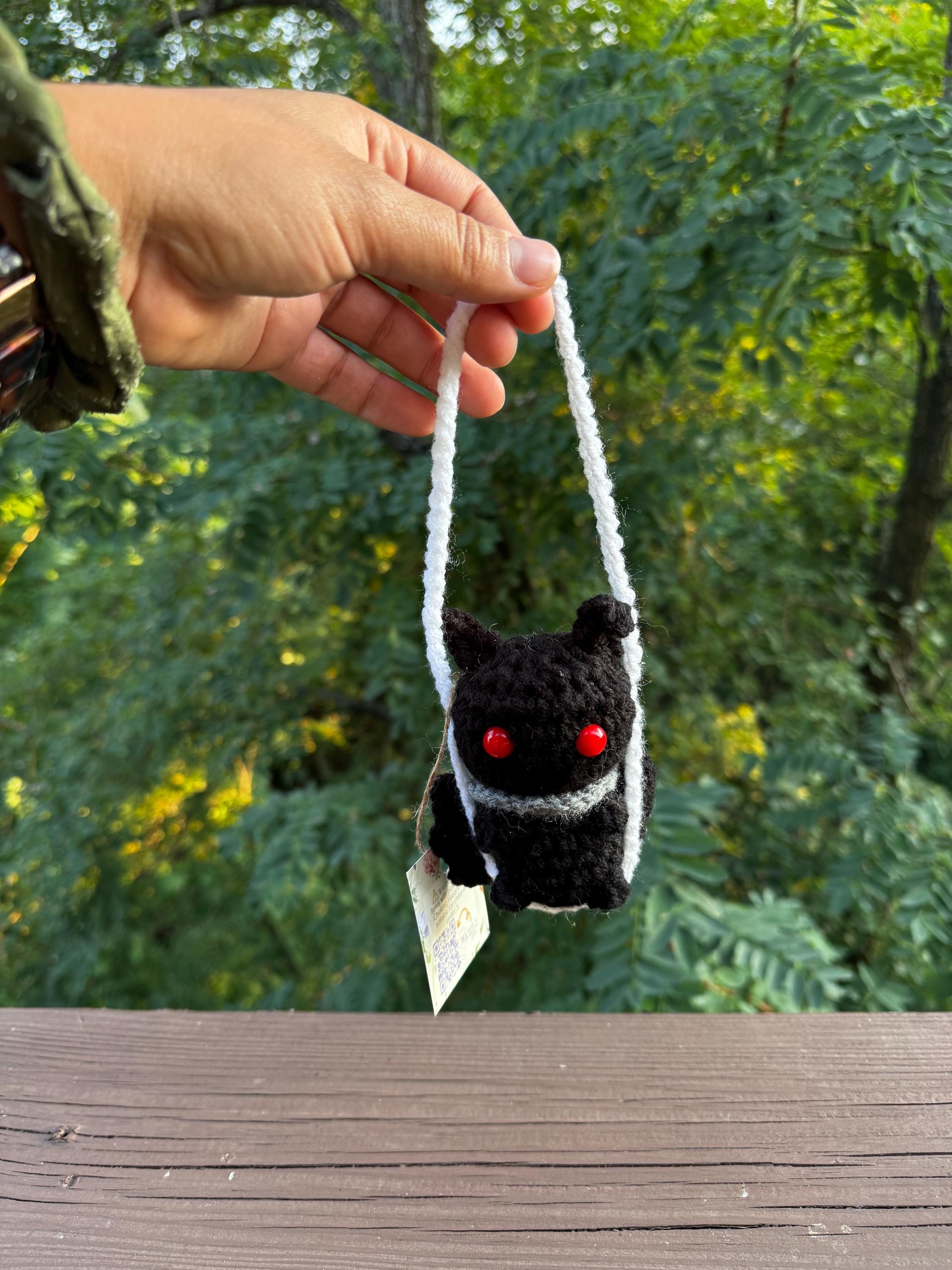 Mothman Cryptid Crossbody Bag - Canvas Shoulder Bag With 3D Print, Waterproof & Adjustable Strap - View #12