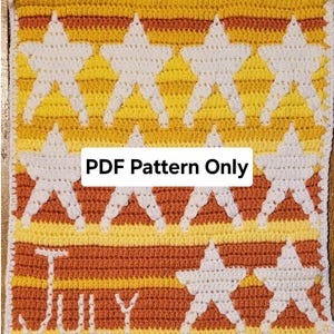 July Temperature Blanket Square Mosaic Crochet Pattern
