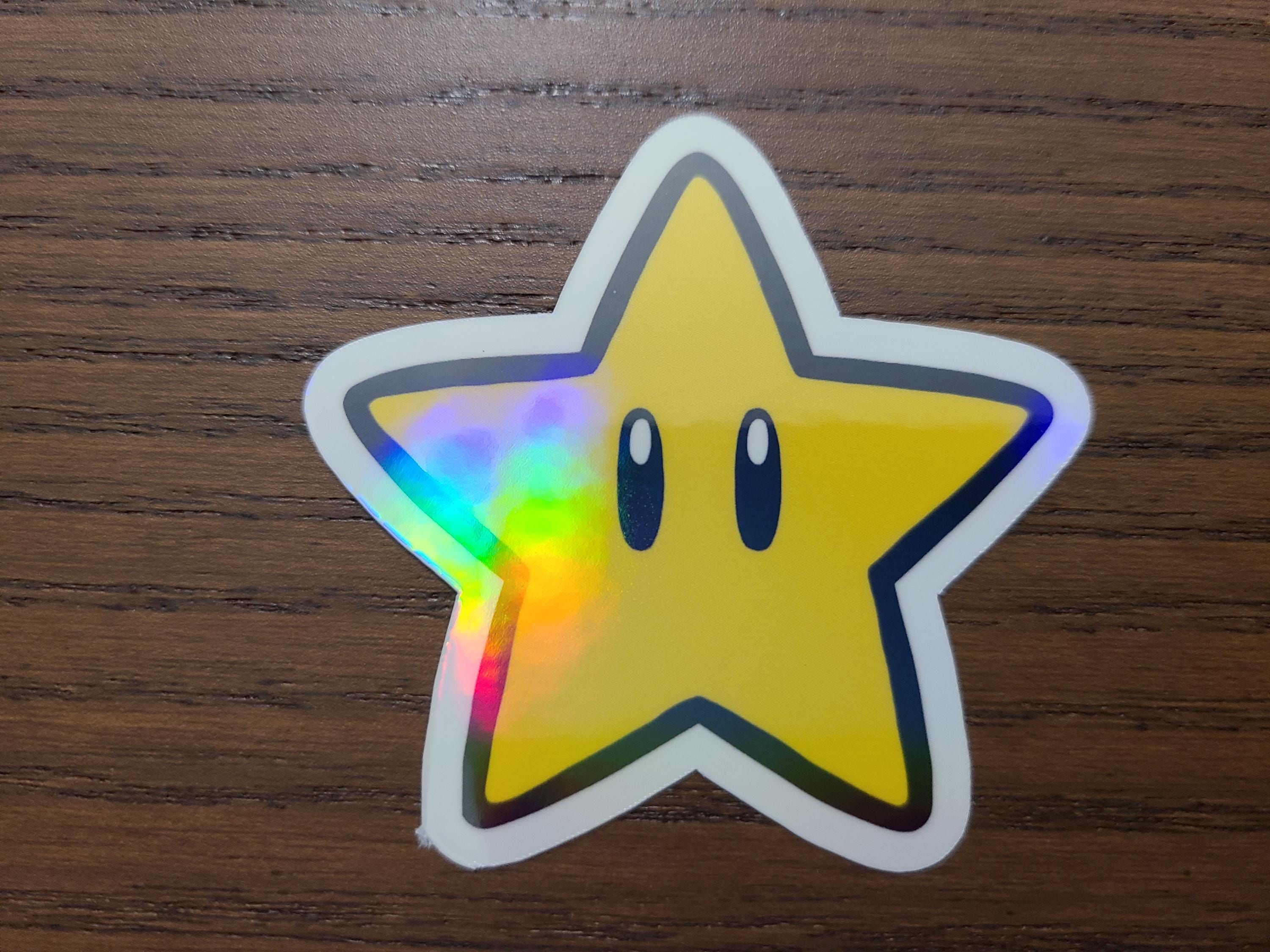 Super Star / Power Star Sticker - Etsy