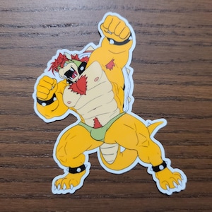 Beach Bara Bowser Sticker