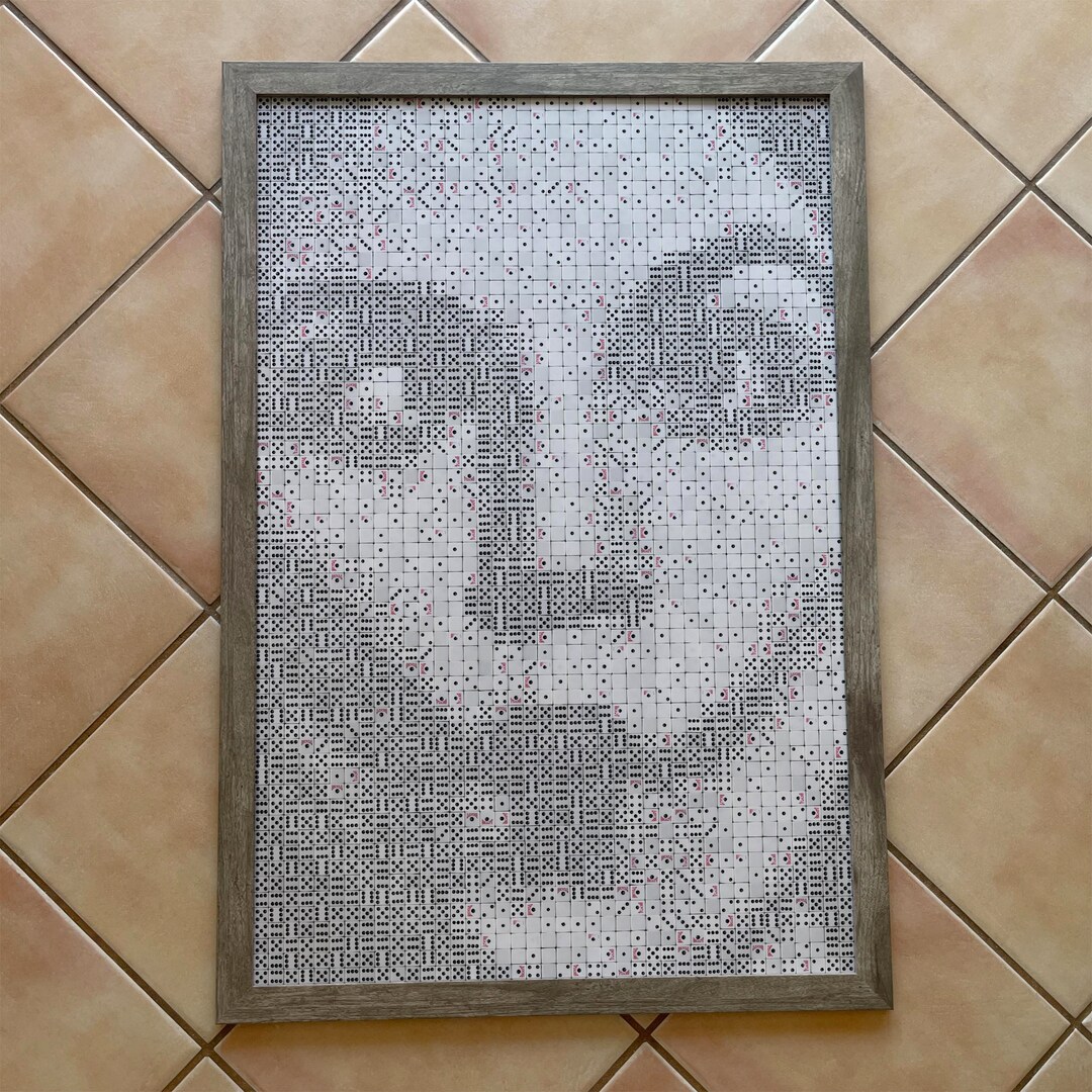 Abstract Aesthetic Dice Art Upcycled Art for Recycling Lovers Etsy UK