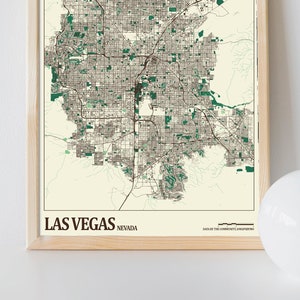 Las Vegas Straßen Karte