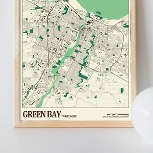 Green Bay Straßen Karte