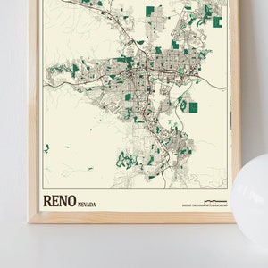 Reno-stratenkaart
