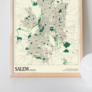 Salem Oregon Street Map