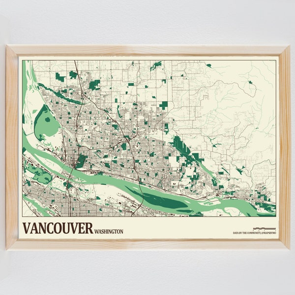 Vancouver Washington Street Map