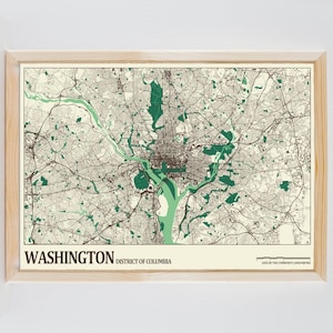 Washington DC-stratenkaart