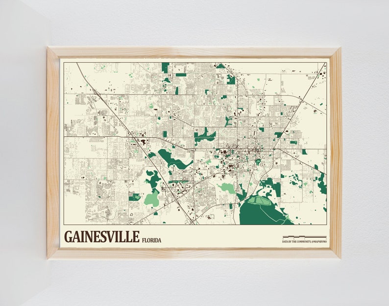 Gainesville Street Map Etsy - Il 794xN.5676334144 69k3