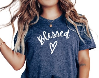 Blessed T-Shirt: Inspirational Unisex Jersey Tee