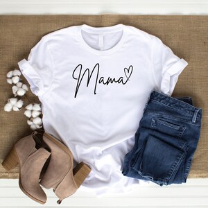 Mama Heart T-Shirt: Soft Cotton Mom Tee