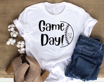 Game Day Baseball T-Shirt: Baseball Fan Mom Shirt