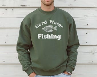 Sudadera de pesca en hielo: cuello redondo para pesca en aguas duras