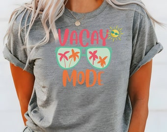 Camiseta "Vacay Mode": Divertida camiseta de vacaciones soleadas