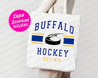 Buffalo Hockey - SVG, PNG, & PDF Instant Digital Download - Cricut + Silhouette + Sublimation