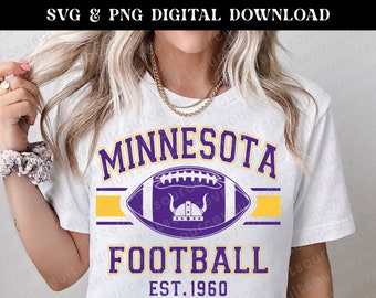 Minnesota Football SVG & PNG Instant Digital Download - Cut File for Cricut + Silhouette + Sublimation Print