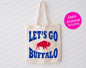 Buffalo Football SVG: Let's Go Design (Digital Download)