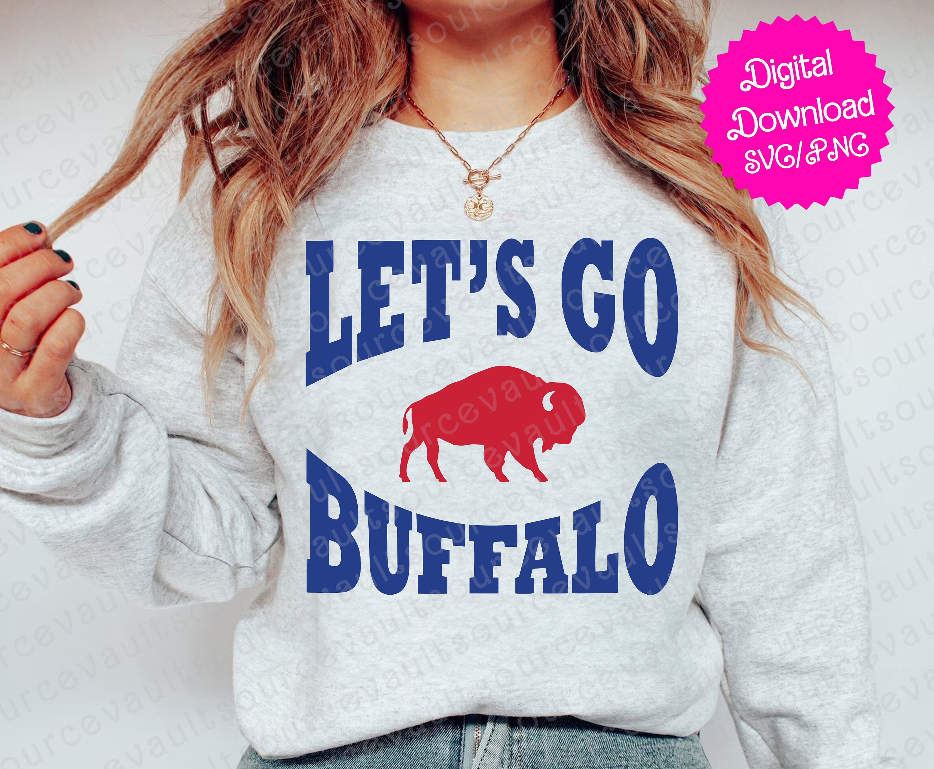 Buffalo Football SVG: Let's Go Design (digital Download) - Etsy