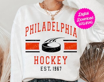 Philadelphia Hockey SVG, PNG, & PDF Instant Digital Download - Cricut + Silhouette + Sublimation
