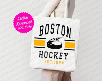 Boston Hockey - SVG, PNG, & PDF Instant Digital Download - Cricut + Silhouette + Sublimation