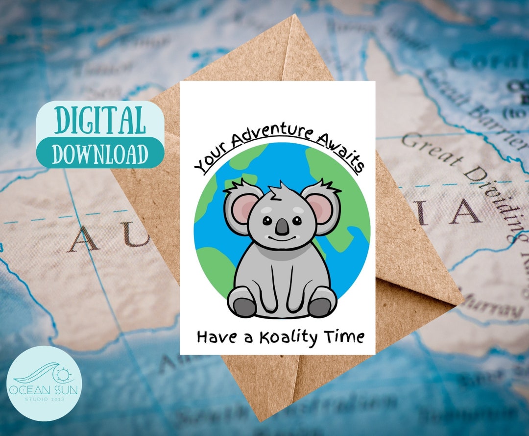 Printable Safe Travels Bon Voyage Card Instant Download Good - Etsy