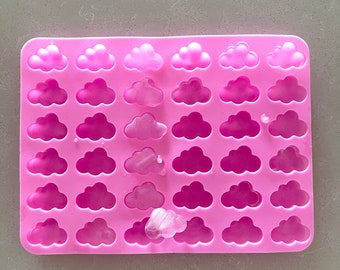 Party Clouds Silicone Ice Cube Tray - BPA Free Mold For Ice Cubes, Chocolate, Cookie Dough, Wax Melts, Hobbies, Bar- Gift for Mothers, Girls