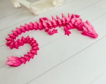 Articulating gemstone dragon