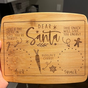 Santa Cookies Charcuterie board