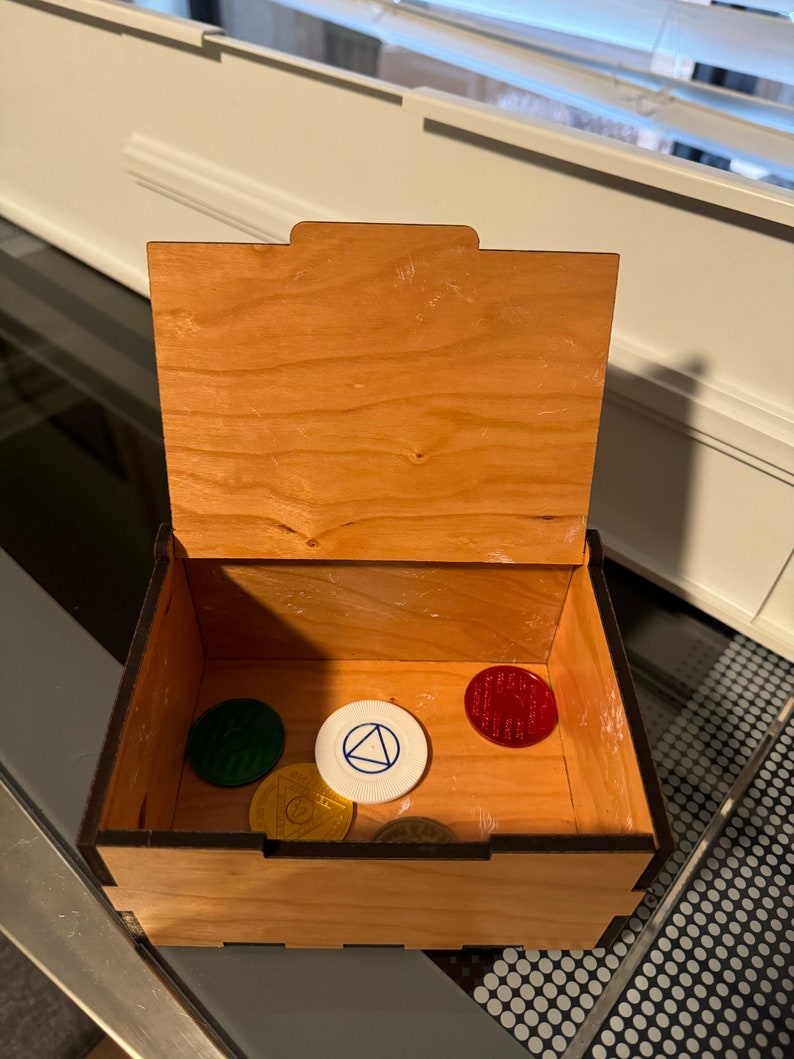 Personalized AA Alcoholics Anonymous Wood Gift Box - Etsy