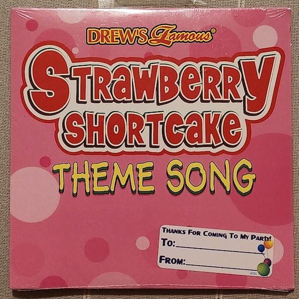 RARE/VINTAGE - Strawberry Shortcake Theme Song Promo CD