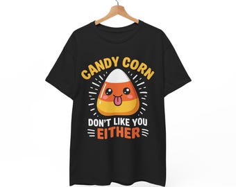 Camiseta de Halloween con caramelos de maíz