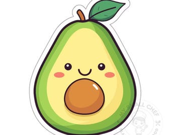 Avocado Vinyl Decal Sticker