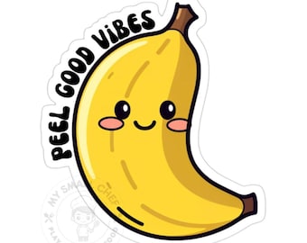 Peel Good Banana Sticker