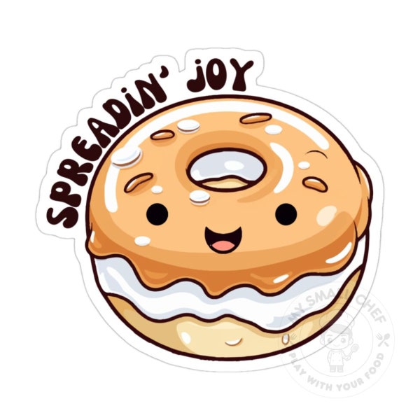 Bagel with Cream Cheese Sticker