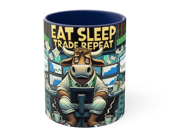 Wall Street Stock Market Trader Coffee Mug