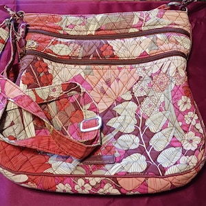 Vintage Vera Bradley &quot;Bohemian Blooms&quot; Crossbody Bag