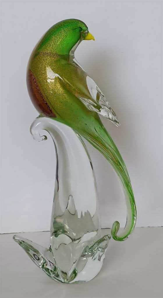 豊富な商品から Di Vetri Formia 鳥 ガラス イタリア オブジェ Murano