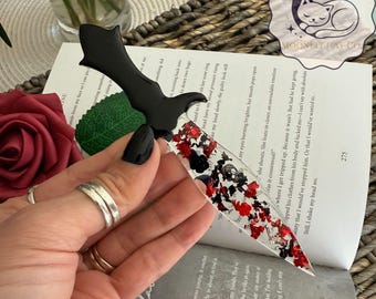 Haunting Adeline Inspired Dagger Bookmark BookLover Gift Book Accessories Dark Romance Merch Bookish Bookworm Gift Bookshelf Decor Smut Gift