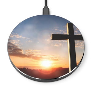 Cross and Sunset Wireless Charger