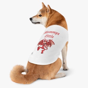 Koszulka bez rękawów dla zwierząt Mommys Little Devil Pet
