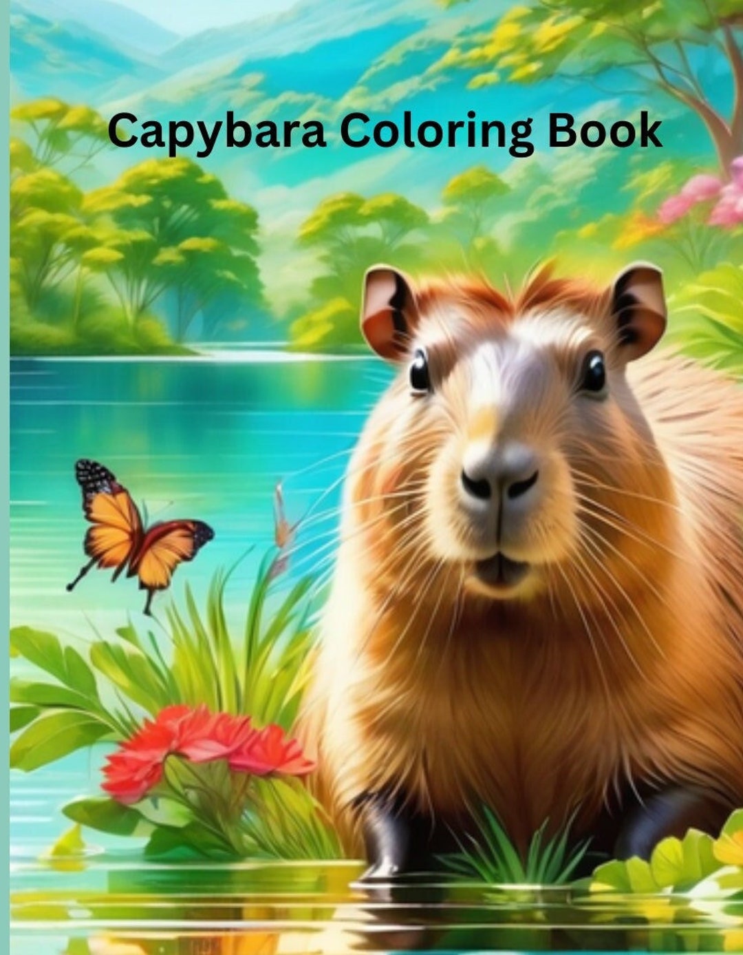 Capybara Coloring Book for Nature and Animal Lovers of All Ages to ...