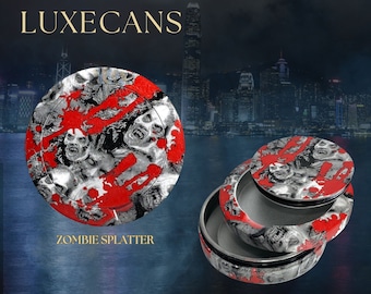 Metal Snus Can- Zombie Apocalypse-Metal Zyn Can, Dip Can, Gift For Snus User, Gift For Zyn User, Snus Container, Gift For Him