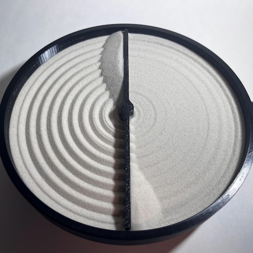 Motorized Zen Garden: Automatic Sand Art Bowl, Satisfying Kinetic