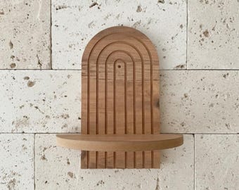 Decorative model wall shelf