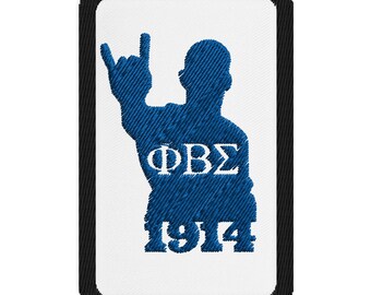 Phi Beta Sigma Embroidered patches