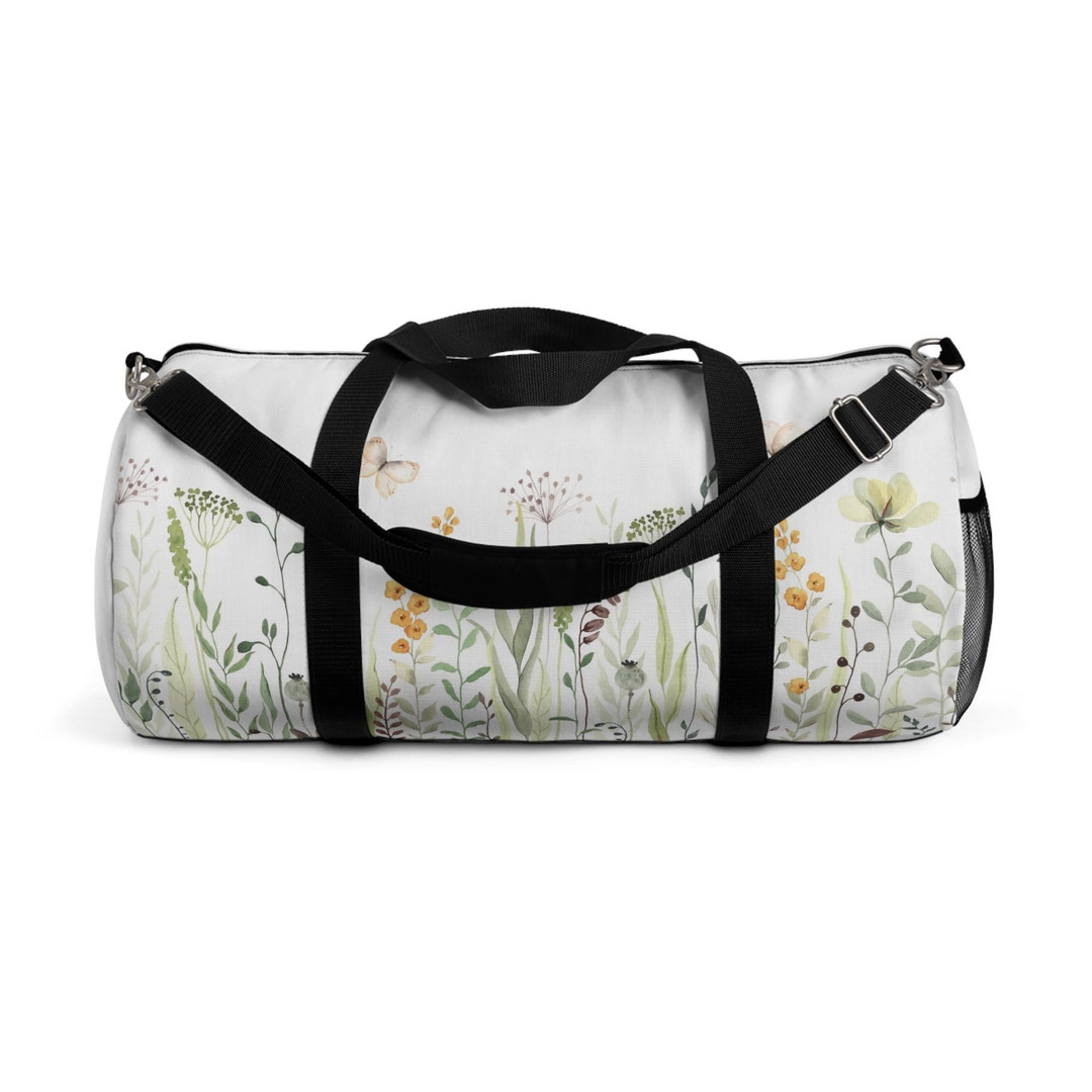 Floral Duffel Bag Etsy